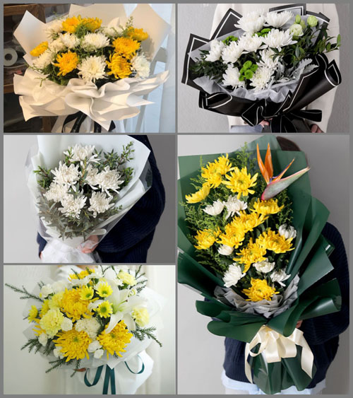 福建漳州平和县秀峰乡龙岭村白事花束代送